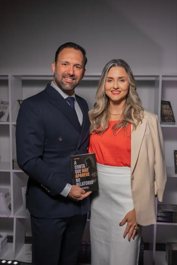 Victor Giuberti no lançamento presencial